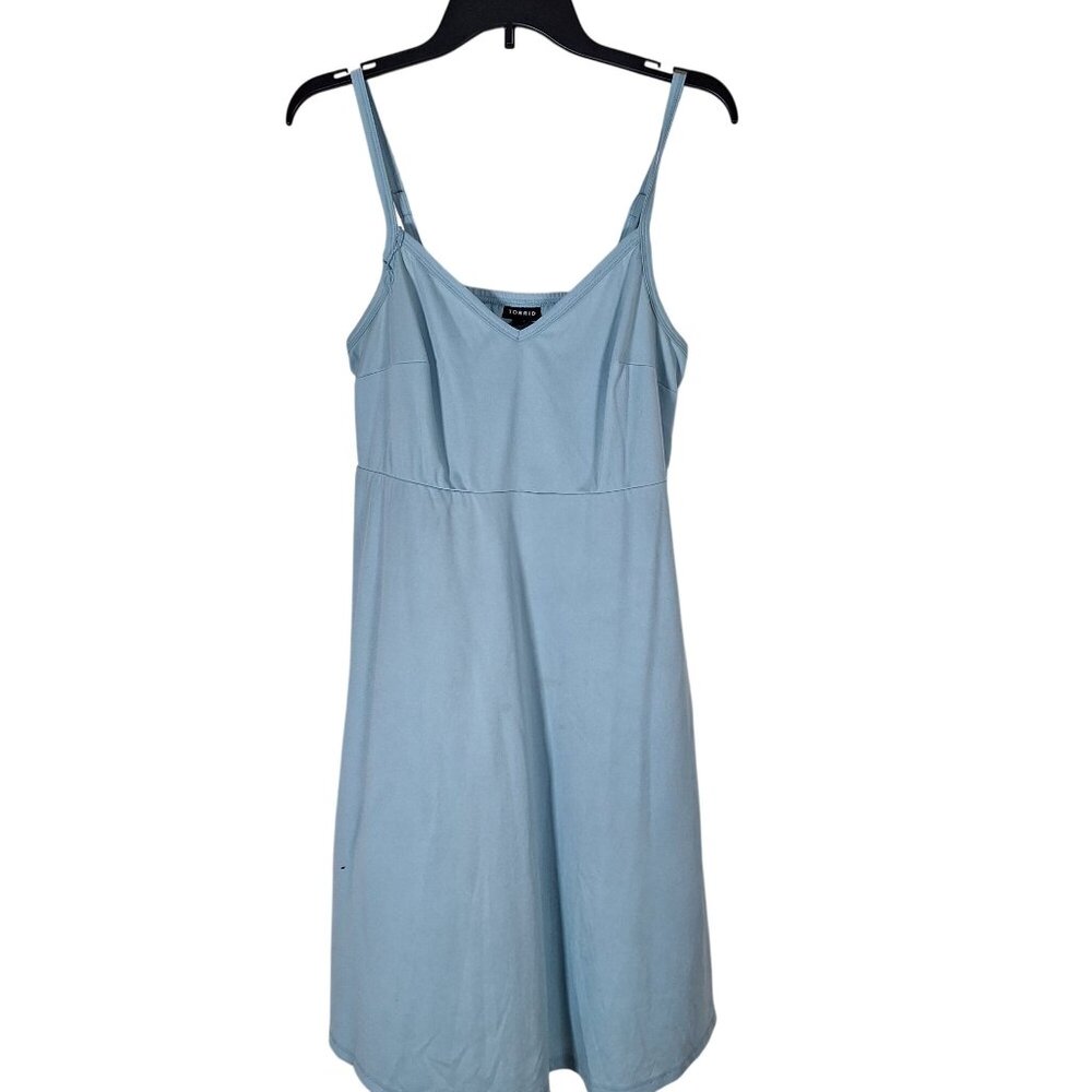 Torrid bikini Strap Teal Dress size 1/1X
